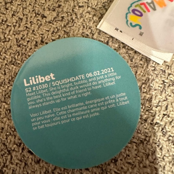 Nwt Lilibet 2" Squishmallows - Picture 4 of 4